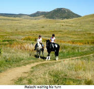 Waiting for his turn